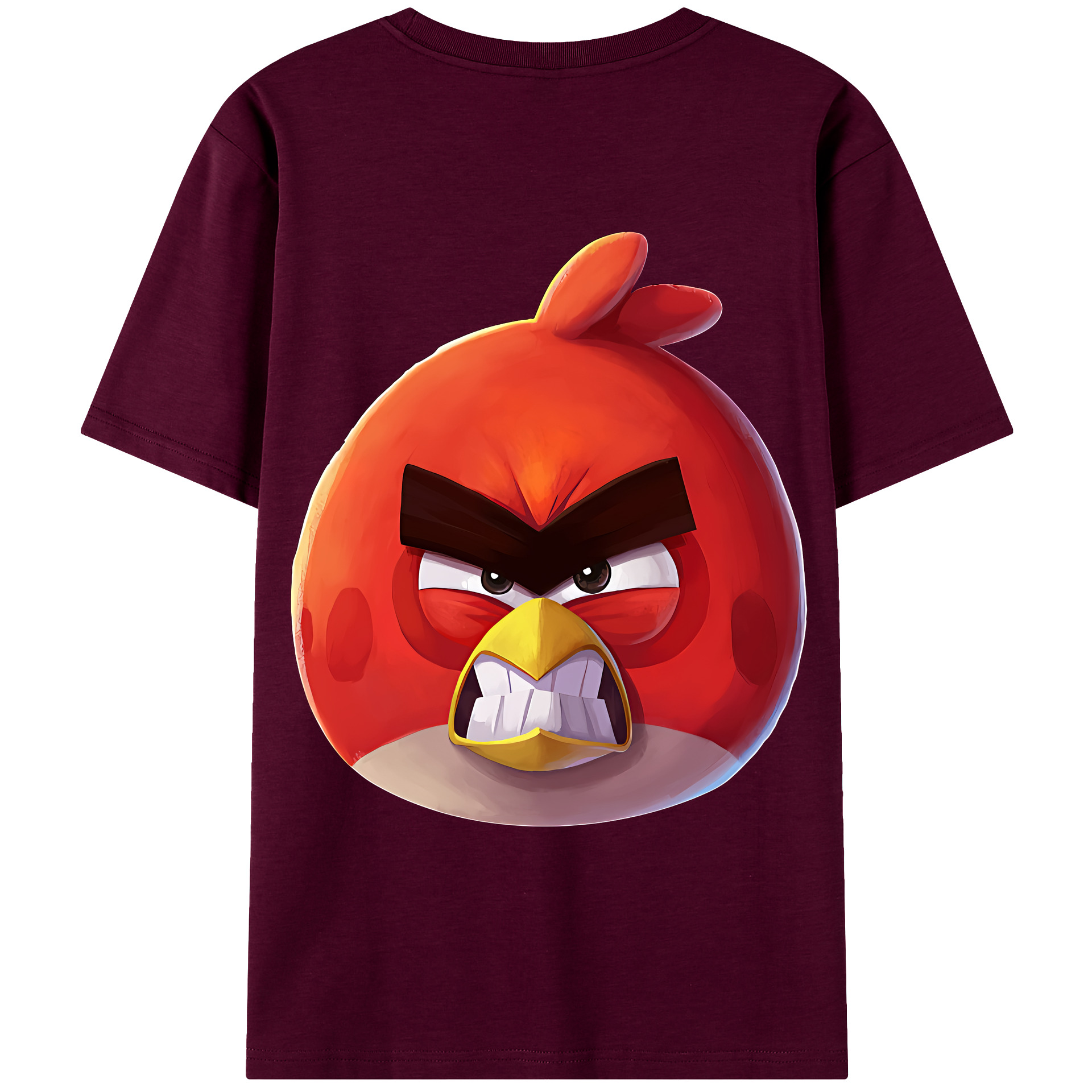 （画像用） Angry Birds アングリーバード レディース半袖Tシャツ(バックプリント)